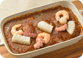 シーフード焼カレー