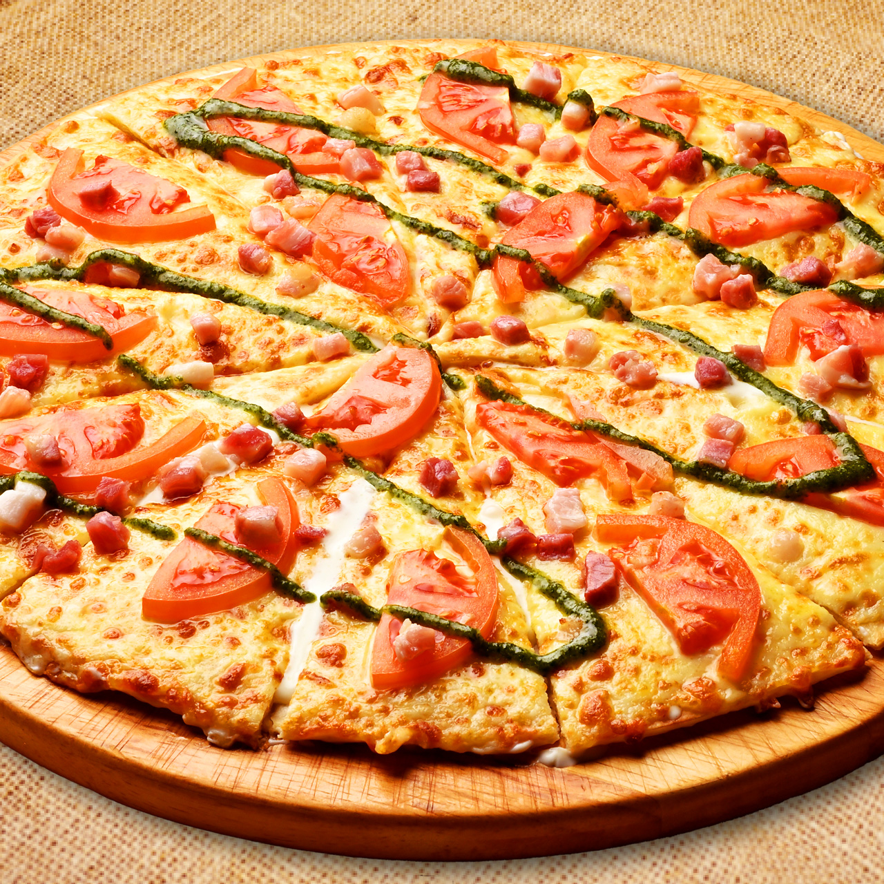 チーズあふれるミルフィーユピザ